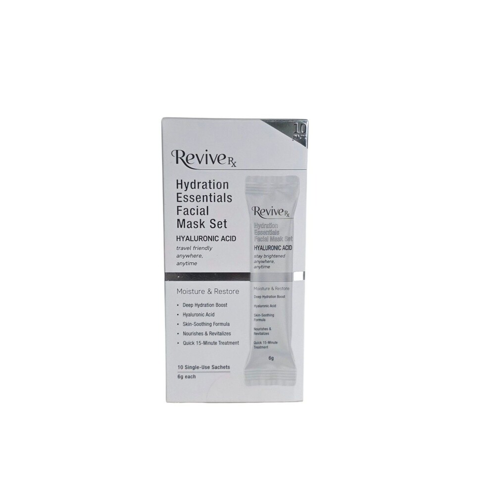 Revive Rx Hydration Essentials Facial Mask Set Hyaluronic Acid